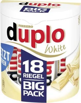 Produktbild von Duplo White Big Pack Limited Editon weiße Schokolade 18er 327g
