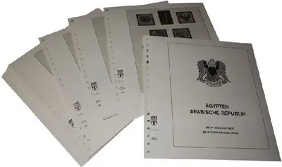 Produktbild von Lindner-T Vordruckblätter T153a/92 Ägypten - Jahrgang 1992 bis 2002
