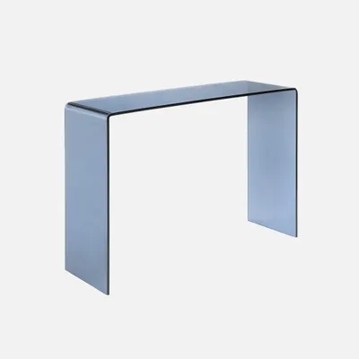 Produktbild von sweeek - Konsole aus gehärtetem Glas - Graublau