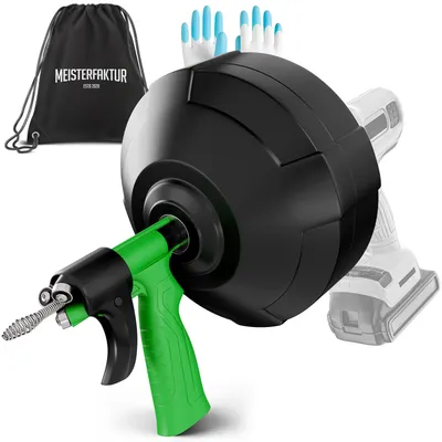 Image de Spirale de nettoyage professionnelle pour tuyaux, 15 mètres, avec alimentation automatique