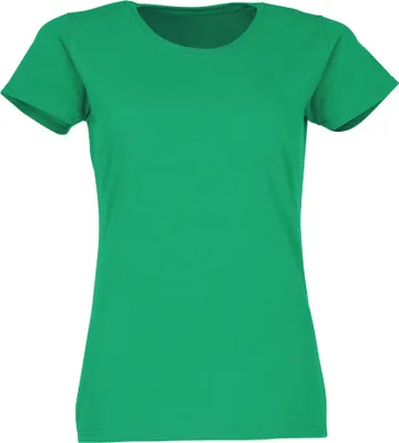 Produktbild von Fruit of the Loom Valueweight T Lady-Fit Farbe: maigrün Größe: XL