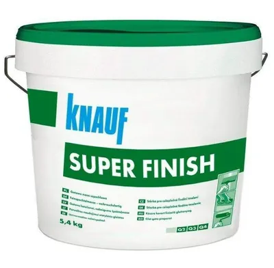 Produktbild von KNAUF SHEETROCK SUPER FINISH Feinspachtelmasse Fertigspachtel 5,4kg