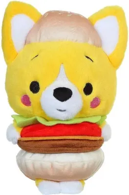 Produktbild von Plüschtier Little Corgi Cuties, 30 cm, Burger, GIPSY TOYS, KAWAII Stil, Polyester