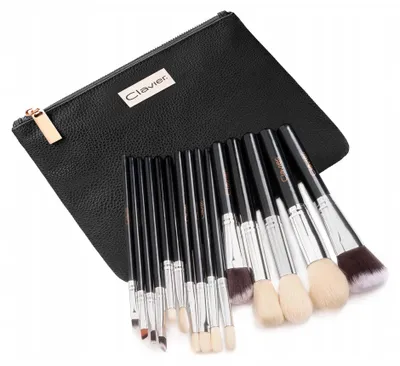 Produktbild von Clavier Professionelles Make-up Pinselset 15 Stück mit Etui