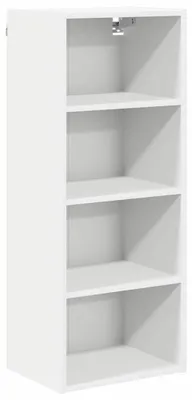 Image de Armoire de cuisine moderne avec espace de rangement, de couleur blanche