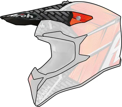 Immagine prodotto di Frontino Casco Airoh WRAAP Idol Arancio Opaco
