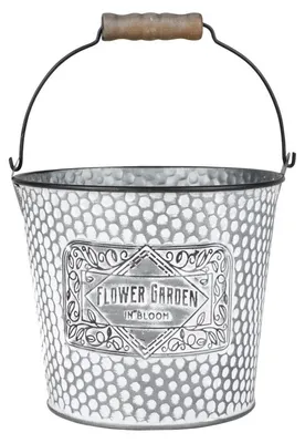 Image de DOCHTMANN Pot de fleurs FLOWER GARDEN, seau 17 x 14 cm, métal