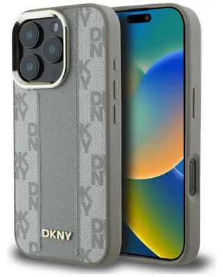 Produktbild von Dkny Checkered Pattern Magsafe Case Für Iphone 16 Pro Max Beige