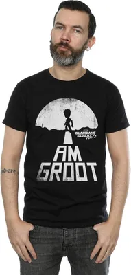 Immagine prodotto di Marvel - Maglietta "Guardians Of The Galaxy I Am Groot" Uomo BI28419 (M) (Nero)