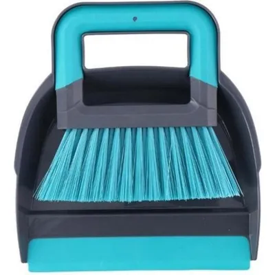 Productafbeelding van Alpina Dweil en emmer, 19x21,5 cm, blauw/grijs