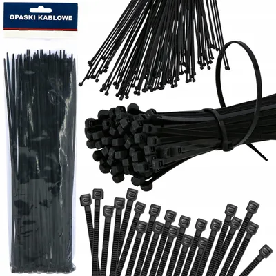 Produktbild von Kabelbinder schwarz 250x3,6 (100 Stück)