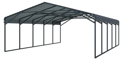 Produktbild von Westmann Carport Kopenhagen L Metall Doppelcarport Satteldach