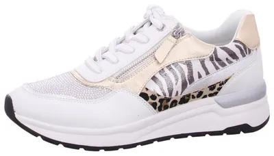 Immagine prodotto di Marco Tozzi scarpe da donna scarpe sportive stringate bianco tempo libero, numero di scarpe: 40 EU