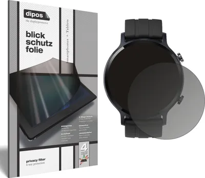 Produktbild von Blickschutzfolie für Oppo Realme Watch S matt Schutzfolie Folie Display Schutz dipos