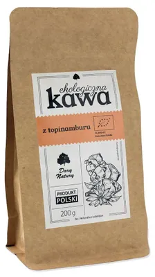 KAWA Z TOPINAMBURU Z KORZENIEM MNISZKA LEKARSKIEGO BIO 200 g - DARY NATURY