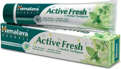Immagine prodotto di Pasta gel attiva alla menta fresca senza fluoro 80g HIMALAYA
