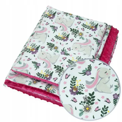 Produktbild von Kerstin Baby Decke 75x100 cm mit Kissen Minky