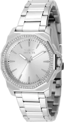 Zdjęcie produktu dla Invicta Speedway 49110 Zegarek Damski - Mechanizm Kwarcowy - Stal Nierdzewna z Srebrną Tarcza - 34 mm