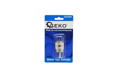 Immagine prodotto di GEKO Attacco rapido aria, nipplo per tubo flessibile, 6 mm, femmina G03409