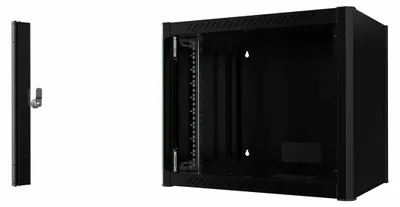 Immagine prodotto di Lanview 19" 9U L=600mm P=450mm H=512mm WALLMOUNT NERO
