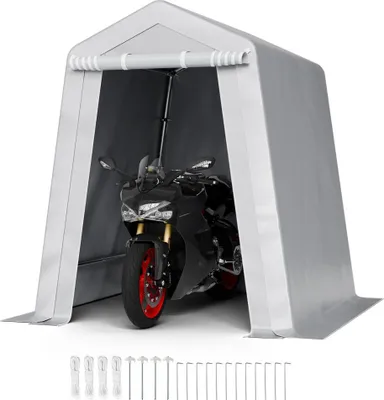 Obrázok produktu pre Garážový stanový prístrešok 183x183x213cm - Prístrešok na auto - Riešenie na uskladnenie bicyklov