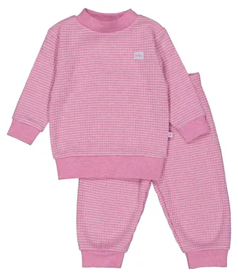 Produktbild von Feetje Waffel Pyjama, Rosa meliert, Gr. 56