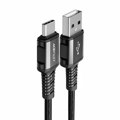 Produktbild von ACEFAST C1-04, 1,2 m, USB A, USB C, Schwarz