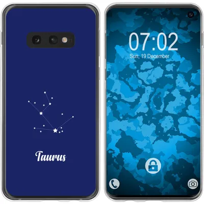 Produktbild von PhoneNatic Case kompatibel mit Samsung Galaxy S10e Silikon-Hülle SternzeichenTaurus M8