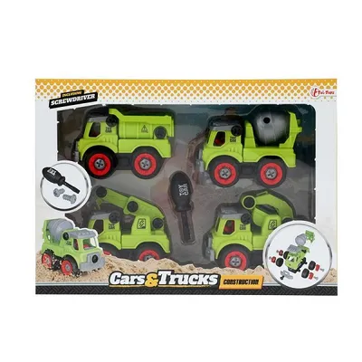 Produktbild von 4 Cars LKW-Baufahrzeuge 72398A
