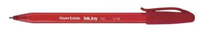 Obrázek produktu pro Papermate InkJoy 100, Spona, Kuličkové pero, Červená, 50 kusů, Střední