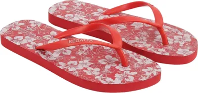 Produktbild von Regatta Lady Bali rosa floral flip flops für Frauen 40,5
