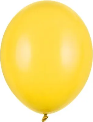Produktbild von Starke Ballons 27cm, Pastell Honiggelb (1 Packung / 50 Stück)