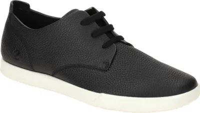 Produktbild von Ecco LEISURE Herrenschuhe - bequeme Schnür Halbschuhe schwarz Freizeit NEU