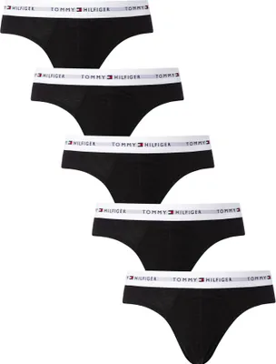 Produktbild von Tommy Hilfiger Herren 5er-Pack Slips, Schwarz