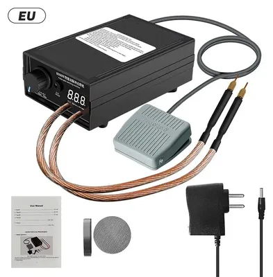 Produktbild von Punktschweißgerät - Handgeführte Punktschweißmaschine - 8000 W - 1200 A - Tragbar - Einstellbar - Für 18650-Akkus