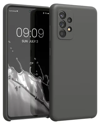Produktbild von kwmobile Handyhülle für Samsung Galaxy A52 / A52 5G / A52s 5G Hülle - Case Silikon - Kabelloses Laden - Schutzhülle Cover in Schwarz matt