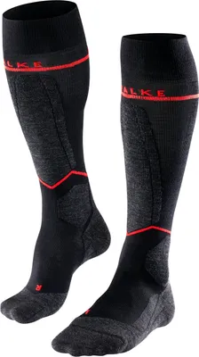 Produktbild von FALKE - sk4 energizing light women - Skisocken Damen - Schwarz/Schwarz/Weiß