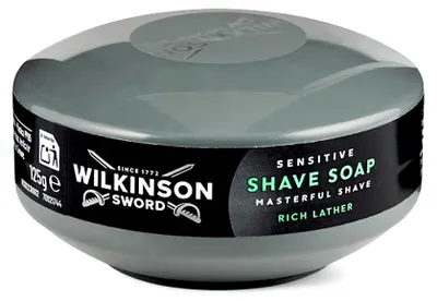 Obrázek produktu pro Holicí mýdlo Wilkinson Sensitive, balení po 4 kusech, 125 g x 4