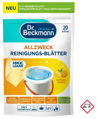 Obrázek produktu pro Dr.Beckmann Univerzální čisticí listy Magic Leaves Summer Lemon 44g