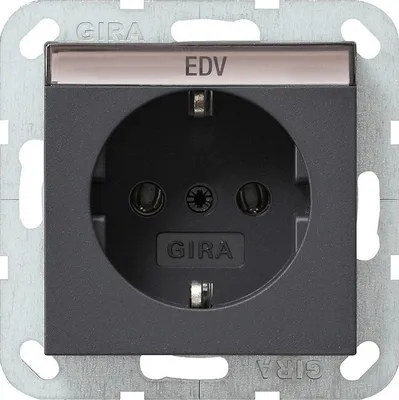 Produktbild von Gira Schuko-Steckdose anth 045728