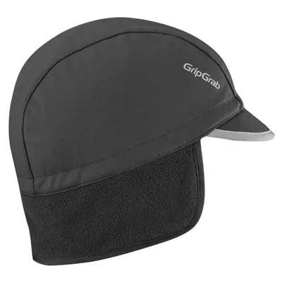 Image de Casquette de cyclisme d'hiver Gripgrab, noire, taille S