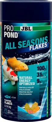 Productafbeelding van JBL ProPond All Seasons Flakes 140 Gram