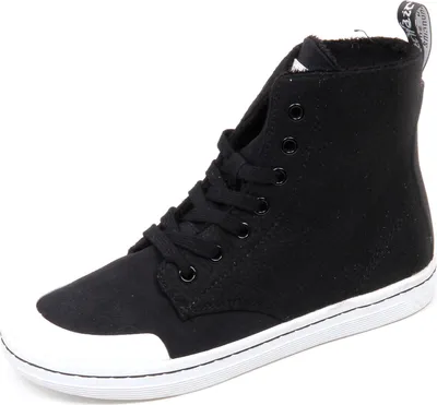 Produktbild von D4156 (ohne Karton), Sneaker für Damen, Marke DR. MARTENS, Farbe Schwarz, Material: Textil/Felt. Damenschuh