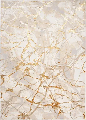 Obrázek produktu pro Tapiso koberec GOLDEN Moderní krátký vlas Béžová Zlatá ÖKOTEX 200 x 200 cm