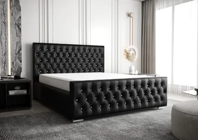 Produktbild von FURMEB24 180x200 Modernes RIVI Steppbett aus Kristall mit Containerrahmen - Bett auf hydraulischen Federn - Doppelbett mit Stauraum, funktionell - viele Farben