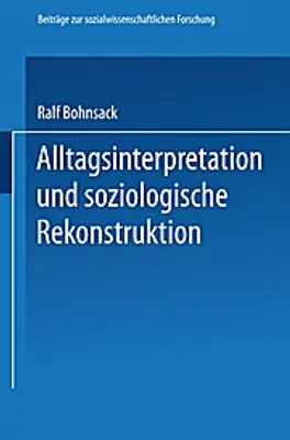 Immagine prodotto di Alltagsinterpretation und soziologische Rekonstruktion