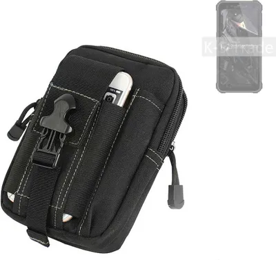 Produktbild von K-S-Trade Gürtel Tasche kompatibel mit Oukitel WP20 Pro Gürteltasche Holster Schutz Hülle Handy Hülle Smartphone outdoor Handy-Hülle schwarz