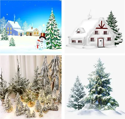 Image de Couverture de neige de Noël Couverture en coton artificiel Décorations pour la jupe du sapin de Noël Tables, rideaux et cheminées