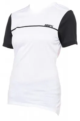 Produktbild von 100% SPEEDLAB Kurzarm Fahrradtrikot - RIDECAMP W - Weiß/Schwarz L