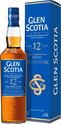 Produktbild von Glen Scotia 12 Jahre - 1st Fill Bourbon Casks - Campbeltown Single Malt Scotch Whisky